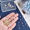   50Pcs 5 Styles Brass Spacer Beads KK-PH0006-35-3