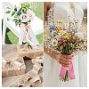 3 Rolls 3 Colors Polyester Frayed Fringe Ribbon OCOR-TA0003-80-8