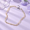 Natural Citrine Chip Beaded Necklaces for Women NJEW-JN05005-2