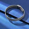 Fashionable Unisex 304 Stainless Steel Watch Band Wristband Bracelets BJEW-U017-03P-3