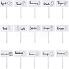1 Set Acrylic Plant Labels AJEW-CA0004-57A-2