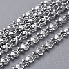 Tarnish Resistant 304 Stainless Steel Chains CHS-K001-64-1