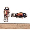 Handmade Porcelain Big Pendants PORC-T133-38-3