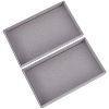 Rectangle Wood Covered with Velvet Jewelry Trinket Display Trays AJEW-WH20054-062K-02-1