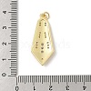 Brass Micro Pave Cubic Zirconia Pendants KK-U047-07G-04-3