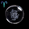 Inner Carving Constellation Glass Crystal Ball Diaplay Decoration PW-WG22452-02-1