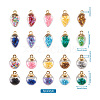 Transparent Glass Globe Pendants GLAA-TA0003-06-12