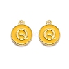 Golden Plated Alloy Enamel Charms X-ENAM-Q437-13Q-1