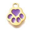 304 Stainless Steel Enamel Charms STAS-L022-466G-04-1