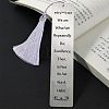 Fingerinspire 3Pcs Stainless Steel Bookmarks AJEW-FG0001-44C-5