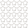 30Pcs Zinc Alloy Split Rings FIND-SP0004-17-1