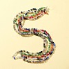 5 Strands 5 Colors Electroplate Glass Beads Strands EGLA-FS0001-31-1