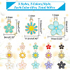 HOBBIESAY 90Pcs 15 Style Alloy Enamel Charms ENAM-HY0003-11-2