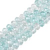 Transparent Glass Beads Strands X-GLAA-T023-8mm-A01-1