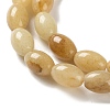 Natural Topaz Jade Beads Strands G-I369-B07-01-4