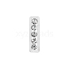 Eco-Friendly Zinc Alloy Slide Charms ALRI-WH0001-01P-I-1