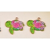 Alloy Enamel Pendants PW-WG21F84-05-1