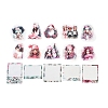 15Pcs PET Self-Adhesive Stickers STIC-M004-06F-3