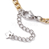 304 Stainless Steel Figaro Chain Bracelet Makings AJEW-JB01284-4