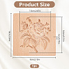 Beech Wood Cookie Molds AJEW-WH0083-59E-2