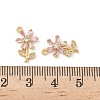 Brass Micro Pave Cubic Zirconia Pendants KK-C099-02G-02-3
