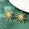 304 Stainless Steel Stud Earrings EJEW-H164-01B-G-3