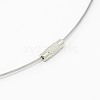 Steel Wire Necklace Cord X-TWIR-SW001-5-2