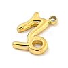 Real 18K Gold Plated PVD Vacuum Plating 304 Stainless Steel Pendants STAS-L278-002G-10-2