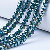 Electroplate Glass Beads Strands LS-EGLA-A034-P10mm-B10-1
