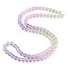 Baking Painted Transparent Glass Beads DGLA-M001-10mm-02-2