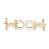 Brass Toggle Clasps KK-F820-06G-2