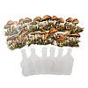 Mushroom with Bottle Waterproof PET Stickers DIY-G116-04F-1