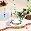 1 Strand Handmade Lampwork Inner Flower Rondelle Beads Strands LAMP-TA0002-72C-6