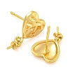 Rack Plating Brass Studs Earrings Finding KK-T072-06G-2