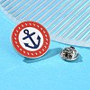 Ship Voyage Theme Enamel Pins JEWB-M048-04D-2