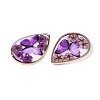 Transparent Epoxy Resin Pendants RESI-T059-20A-2