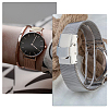 12Pcs 2 Styles Rectangle 201 Stainless Steel Watch Band Clasps STAS-DC0016-42-6