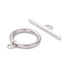 304 Stainless Steel Toggle Clasps STAS-H380-03P-2