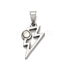 304 Stainless Steel Pendants STAS-Q343-03B-P-1