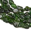 Natural Green Diopside Beads Strands G-G464-A01-02-4