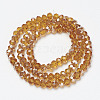 Electroplate Glass Beads Strands EGLA-A034-T2mm-K08-2