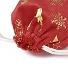 Gold Stamping Christmas Velvet Storage Bags ABAG-Q053-01A-01B-3