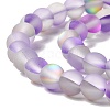 Synthetic Moonstone Beads Strands G-E573-01A-21-4