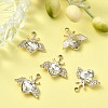 Alloy Rhinestone Pendants ALRI-YW0001-08-5