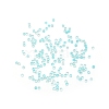 Handmade Luminous Glass Beads GLAA-WH0033-15F-1