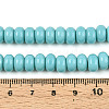 Opaque Spray Painted Glass Beads GLAA-ZX008-8mm-18R-4