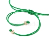 Christmas Themed Glass Seed Beads Braided Bead Bracelets for Women BJEW-MZ00189-03-4
