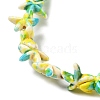 Synthetic Turquoise Dyed Beads Strands X-G-P507-04G-4