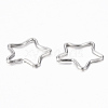 304 Stainless Steel Keychain Clasp Findings STAS-G161-07A-2