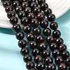 Natural Garnet Gemstone Beads Strands G-R263-9mm-5